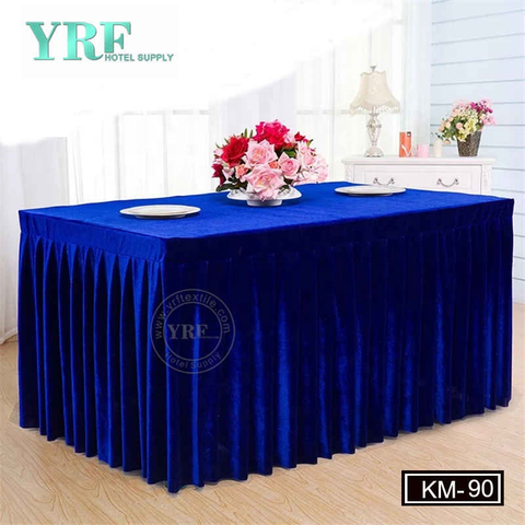 YRF bán sỉ giá rẻ trang trí màu xanh Bảng váy Đối cưới