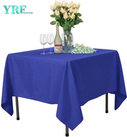 Bìa bàn ăn hình vuông Màu xanh hoàng gia 54x54 inch Nguyên chất 100% Polyester không có nếp nhăn cho nhà hàng